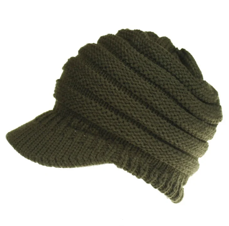 Women's Soft Knit Ponytail Beanie - Image 8