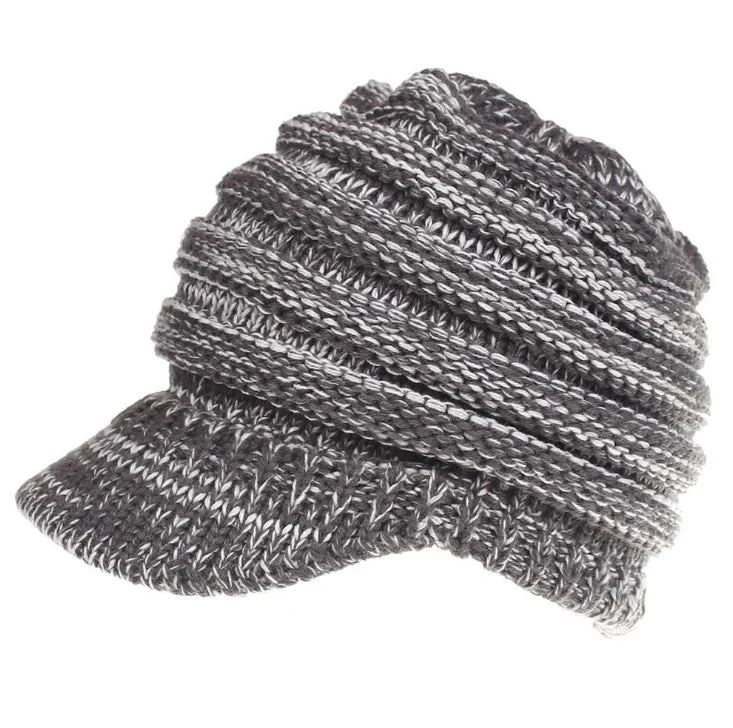 Women's Soft Knit Ponytail Beanie - Image 13
