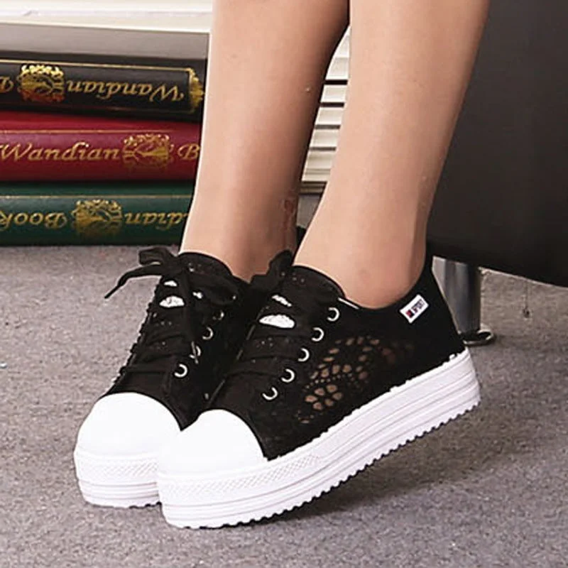 Women's Canvas Daddy Shoes - Image 3