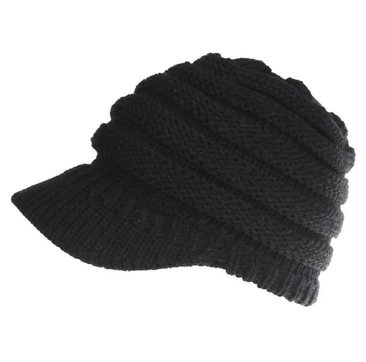 Women's Soft Knit Ponytail Beanie - Image 3
