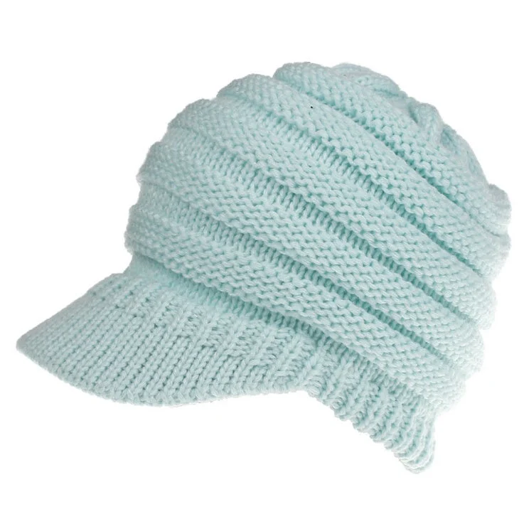 Women's Soft Knit Ponytail Beanie - Image 5