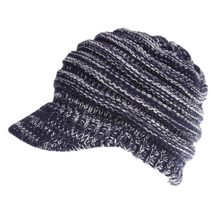 Women's Soft Knit Ponytail Beanie - Image 9