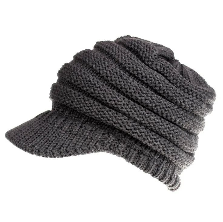 Women's Soft Knit Ponytail Beanie - Image 12