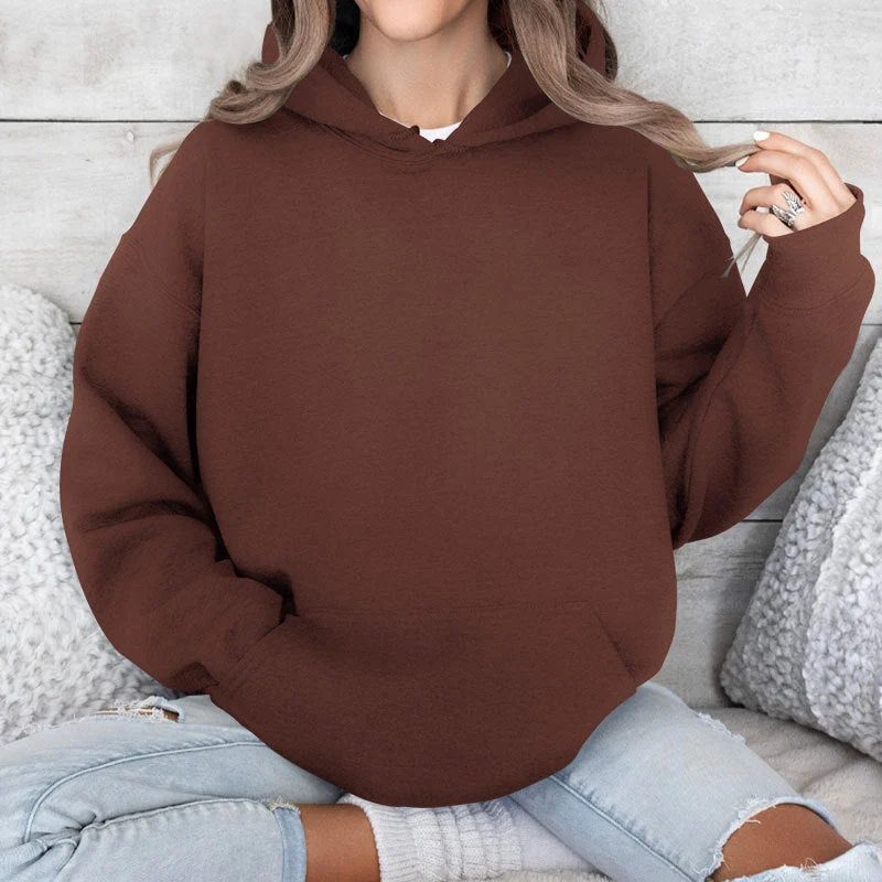 Loose Multi-Color Hooded Sweater - Image 2
